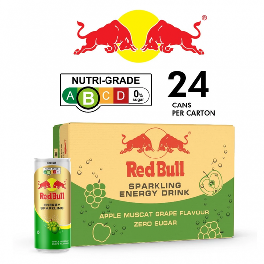 [24 PACK] Red Bull Energy Sparkling Apple Muscat Grape 250 ml