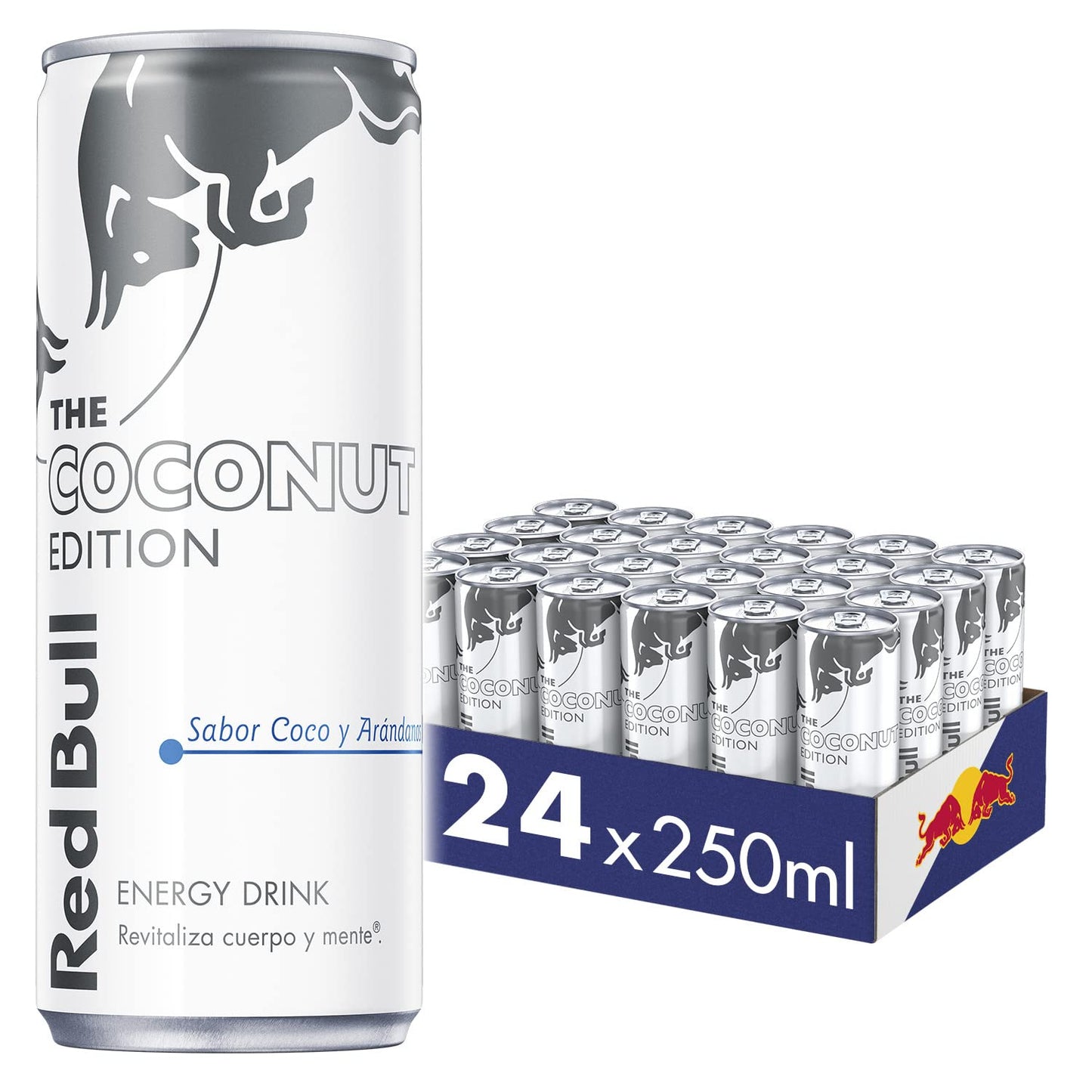 Red Bull Coconut & Berry 24-Pack Case - White Edition Energy (250ml)