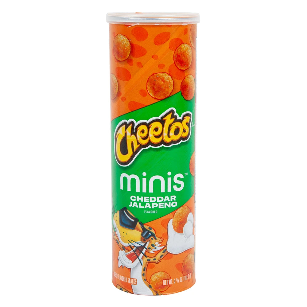 Cheetos Minis Cheddar Jalapeño Canister – 12 Pack