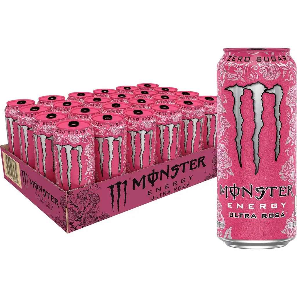 24 Pack Monster Ultra Rosa – Zero Sugar Energy Drink