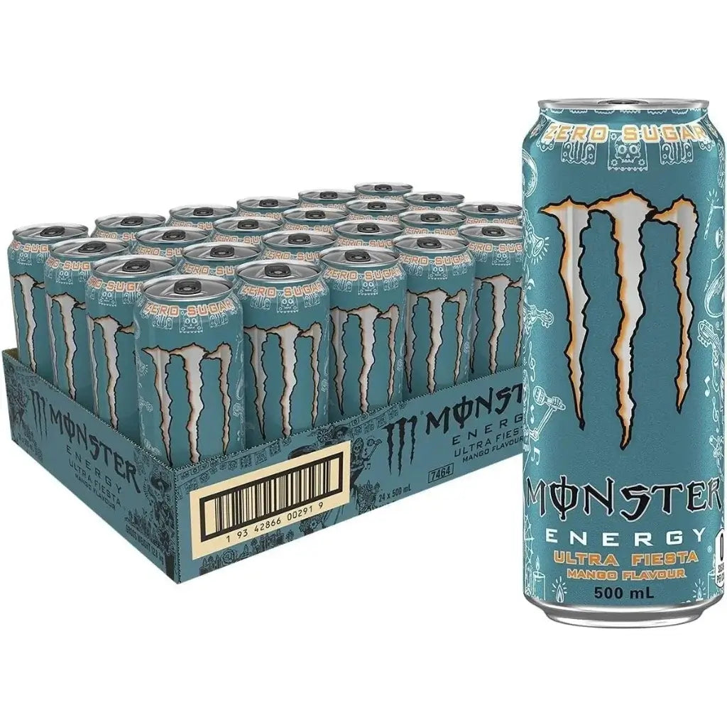 Monster Ultra Fiesta Mango – 24 Pack | Zero Sugar Energy Drink