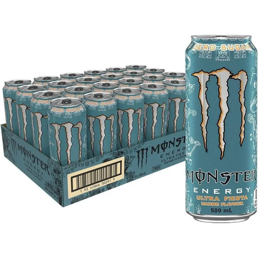 Monster Ultra Fiesta Mango – 24 Pack | Zero Sugar Energy Drink