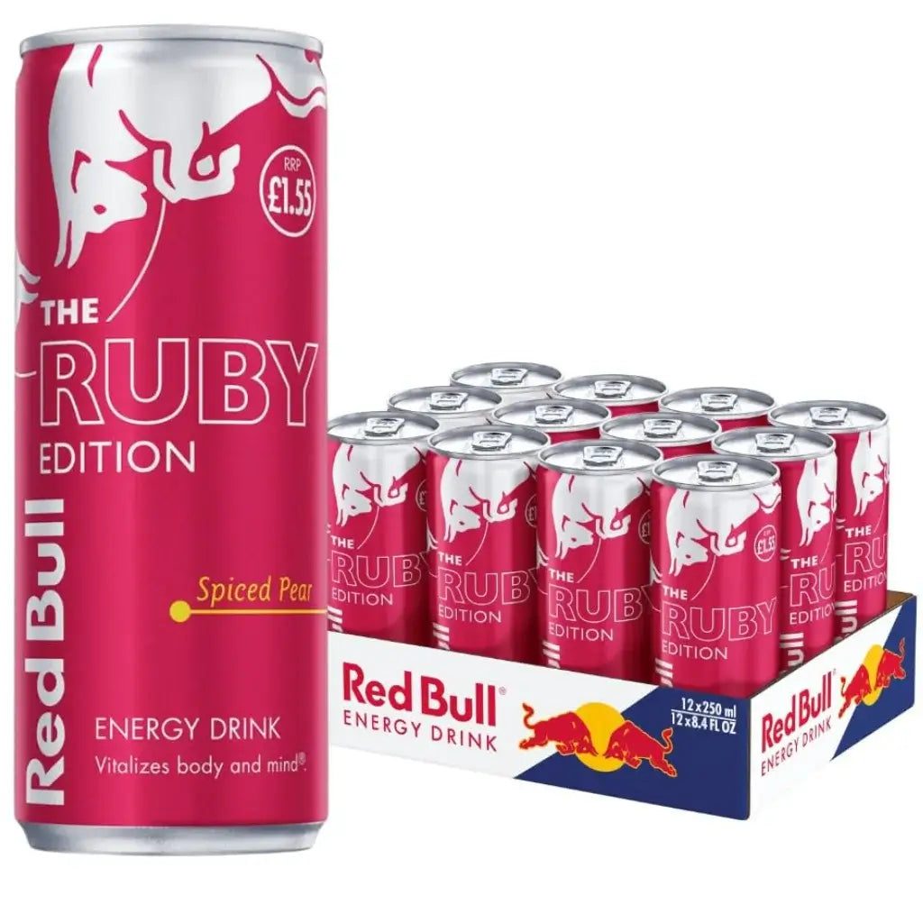 Red Bull Spiced Ruby Energy Drink – 24 Cans