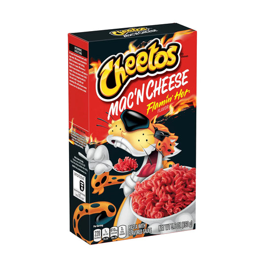 Cheetos Mac N Cheese Flamin' Hot 12-Pack Case - Instant Pasta Cups